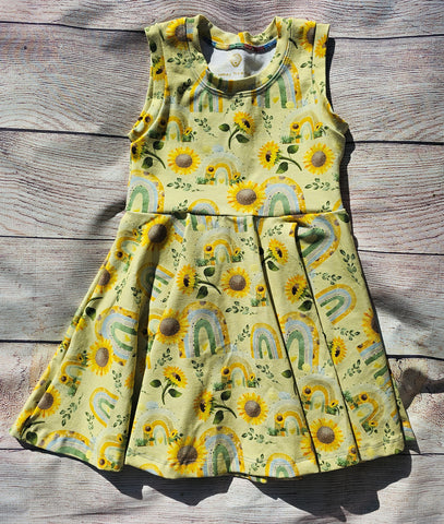 Sunflower Twirl Dress